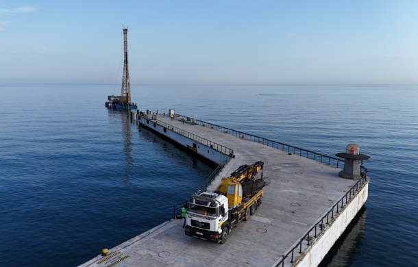 Altınordu Rıhtımı’nda çalışmalar sürüyor