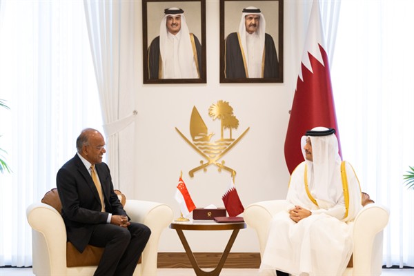 Al Sani, Singapur İçişleri Bakanı Shanmugam ile görüştü