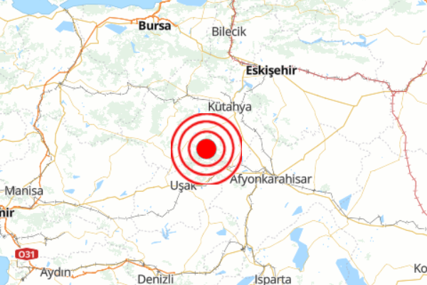 Kütahya’da deprem