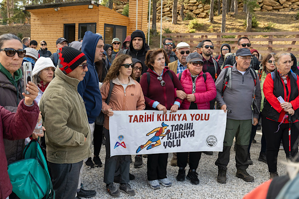 Mersin’de Tarihi Kilikya Yolu Yürüyüşü Çamlıyayla rotasında gerçekleştirildi