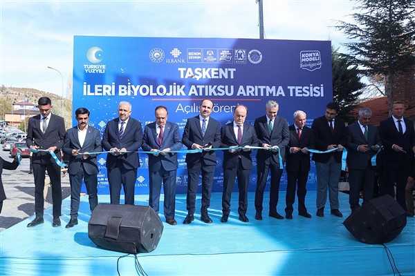 Taşkent İleri Biyolojik Atık Su Arıtma Tesisi açıldı