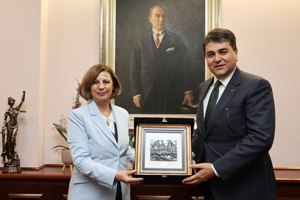 Demokrat Parti Genel Başkanı Uysal, Başkan Ünlüce’yi ziyaret etti