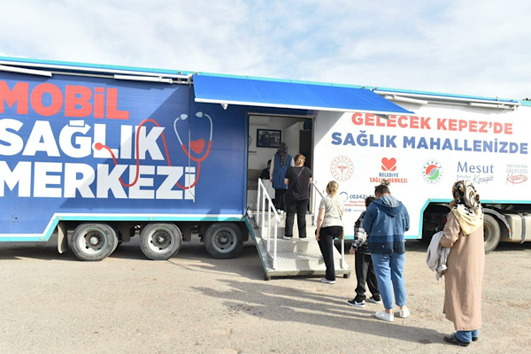 Kepez’den Mobil Sağlık Merkezi hizmeti