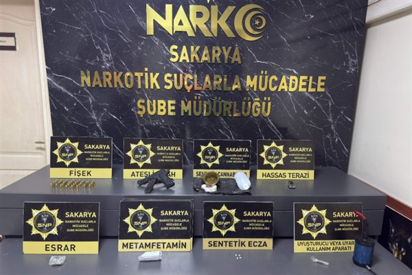 Sakarya’da uyuşturucu operasyonu