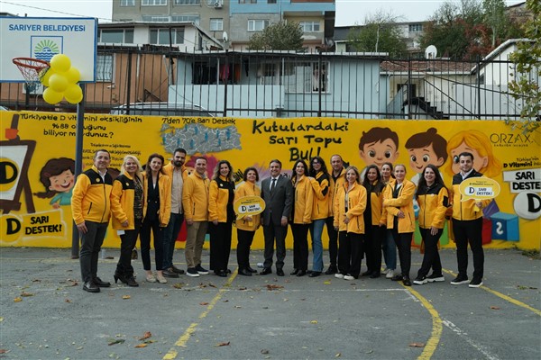 Orzax’tan “Sarı Destek” ile eğitime renkli bir dokunuş