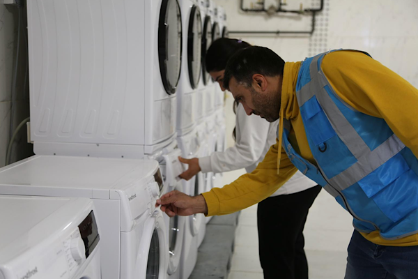 Van’da ücretsiz çamaşırhane hizmeti