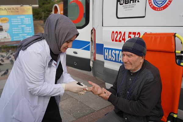 Orhangazi’de biyabete karşı farkındalık etkinliği