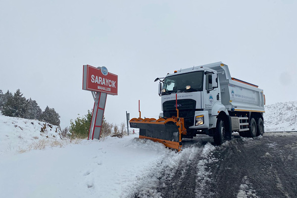 Kayseri’de kış öncesi hazırlıklar tamamlandı