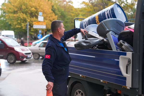Eskişehir’de kaldırım işgallerine karşı denetimler sürdürülüyor