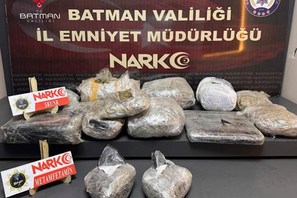 Batman’da uyuşturucu operasyonu