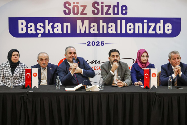 Başkan Özarslan, mahalle buluşmalarına devam ediyor