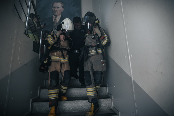 Zabıta Dairesi Başkanlığı yerleşkesinde tatbikat gerçekleşti