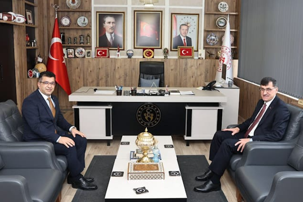 Başkan Kahveci’den Kütahya Gençlik ve Spor İl Müdürü Küçük’e ziyaret