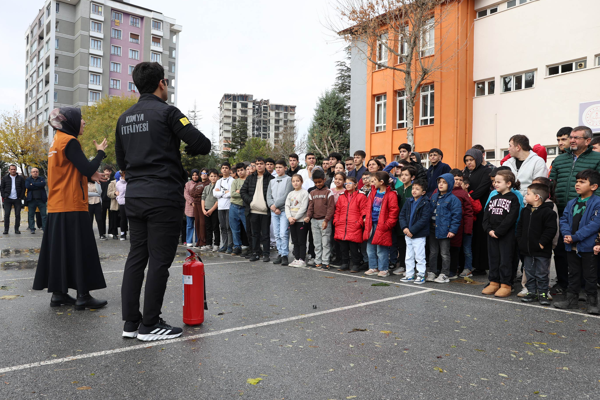 Konya’da özel gereksinimli öğrencilere Afet ve Acil Durum Eğitimi verildi