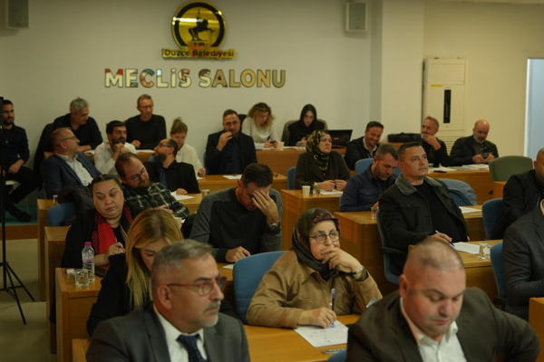 Düzce Belediye Meclisi Kasım ayı ikinci birleşimi yapıldı