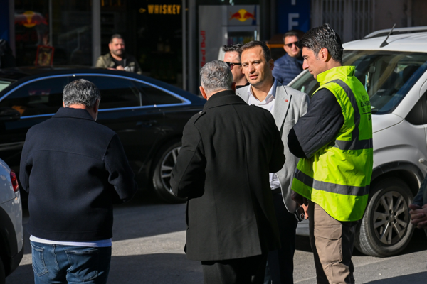 Başkan Eşki, ilçedeki çalışmaları inceledi