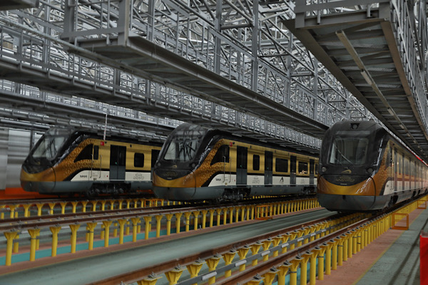 GAZİRAY’ın yerli ve milli tren setlerinin 6’ncısı Gaziantep’e ulaştı