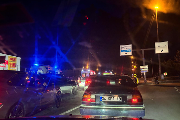 Avcılar’da E-5’te trafik yoğunluğu
