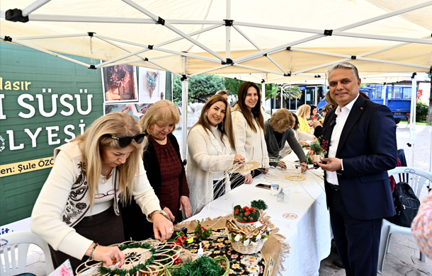 Muratpaşa’da “Kapı Süsü Atölyesi” düzenlendi