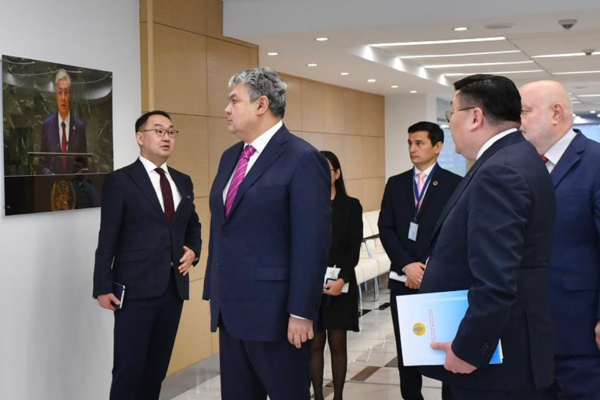 Kosherbayev, Almatı’daki BM Bölgesel Merkezi’ni gezdi