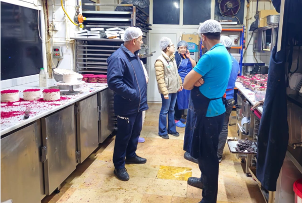 Gemlik’te pastane ve dükkanlara yönelik denetim