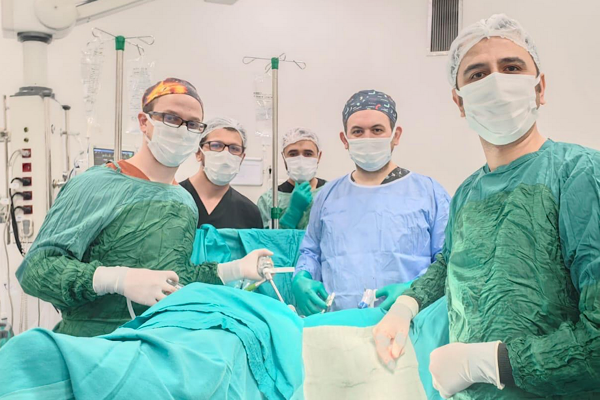 Ceylanpınar Devlet Hastanesi’nde laparoskopik operasyon