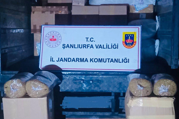 Siverek’te kaçak tütün operasyonu