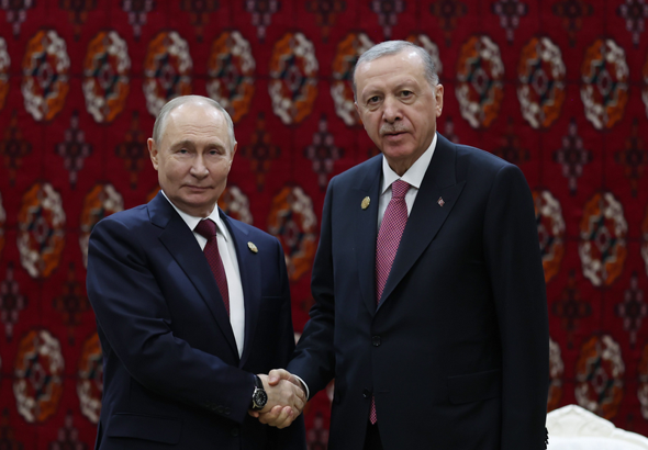 Cumhurbaşkanı Erdoğan, Putin ile bir araya geldi