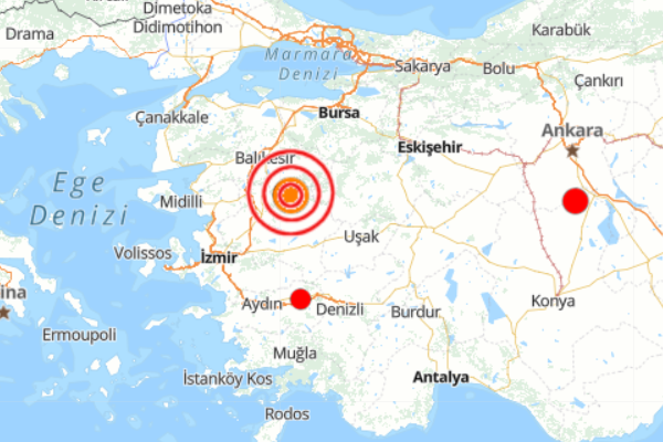 Balıkesir’de deprem
