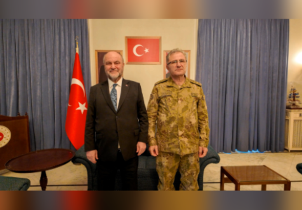 Orgeneral Tokel, Büyükelçi Köroğlu’nu ziyaret etti