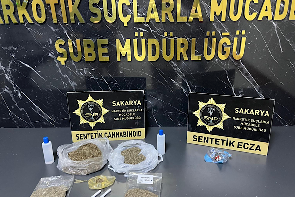 Sakarya’da narkotik operasyonu