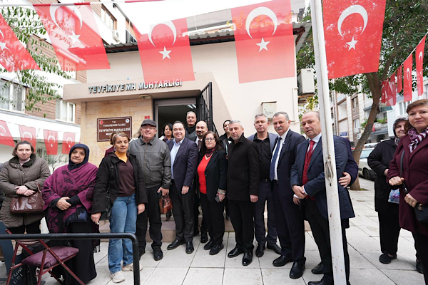 Başkan Dutlulu Tevfikiye Mahallesi’nde vatandaşlarla buluştu