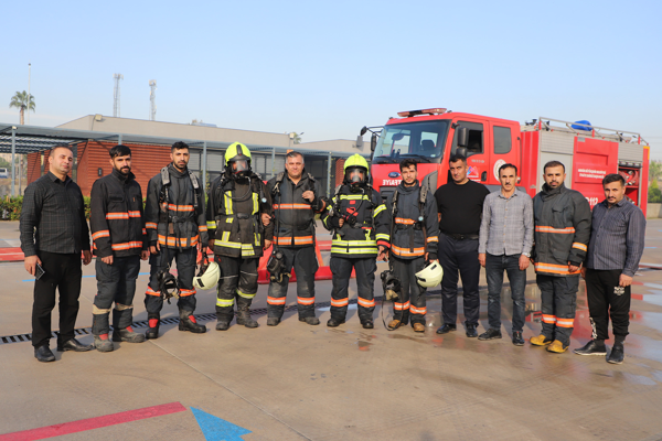 Derecik Belediyesi İtfaiye personeli, Ata Eğitim Merkezi’nde eğitim aldı