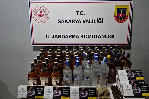 Sakarya’da kaçak içki ve uyuşturucu operasyonu