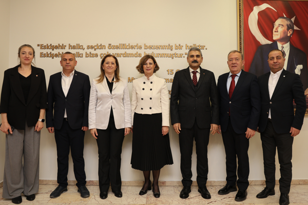 DİSk heyetinden Başkan Ünlüce’ye ziyaret