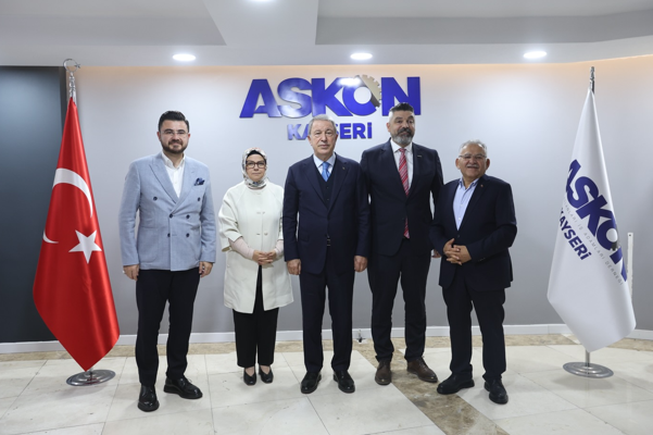 Büyükkılıç ve Akar’dan ASKON Kayseri Şubesi’ne ziyaret