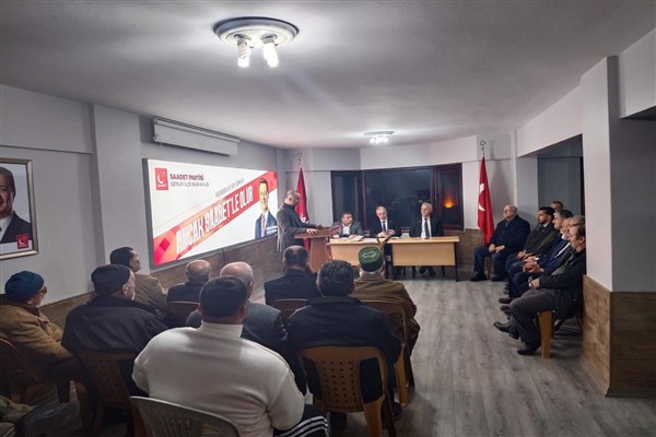 Saadet Partisi Gemlik İlçe Divan Toplantısı yapıldı