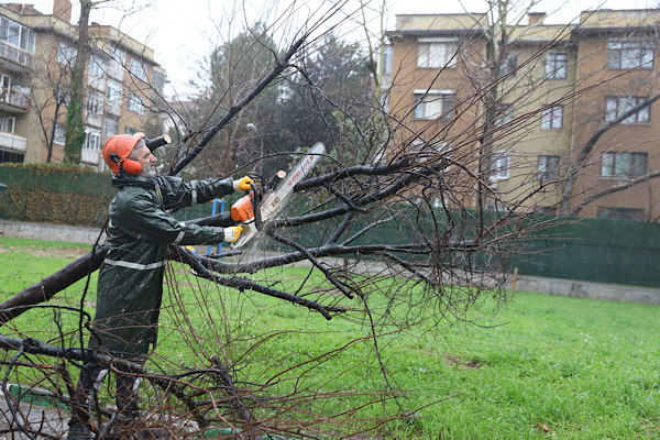 Bursa’da fırtınaya karşı ekipler seferber oldu