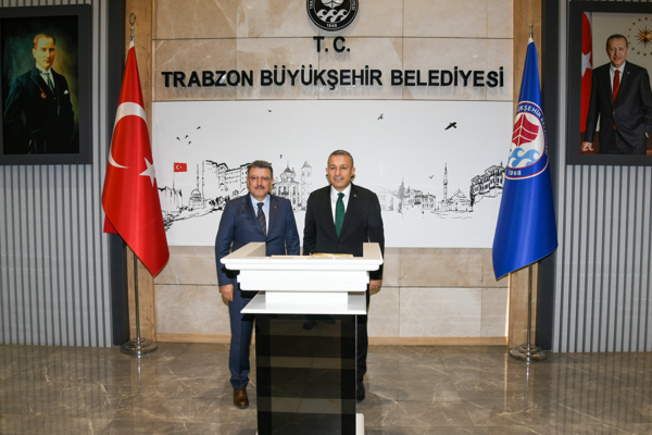 Vali Şahin’den Trabzon Büyükşehir Belediyesi’ne ziyaret