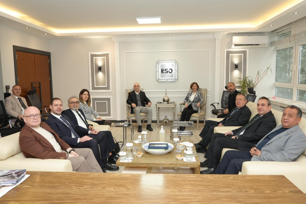 Başkan Ünlüce’den ESO ve EOSB’ye ziyaret