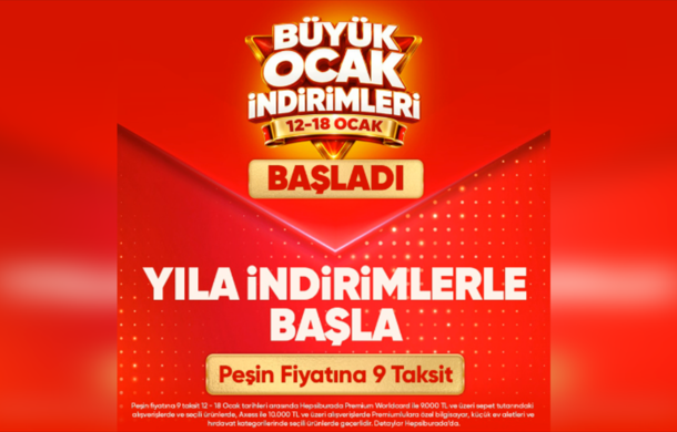 Hepsiburada’da Büyük Ocak İndirimleri başladı
