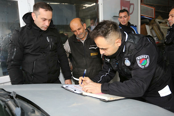 Kepez’de sanayi sitelerinde denetim