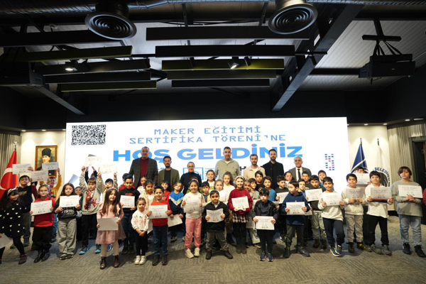 Kartal’da 3. Maker Eğitimleri Sertifika Töreni yapıldı