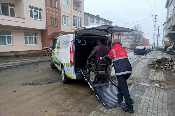 Ordu’da Engelsiz Taksi uygulaması hizmet vermeye devam ediyor