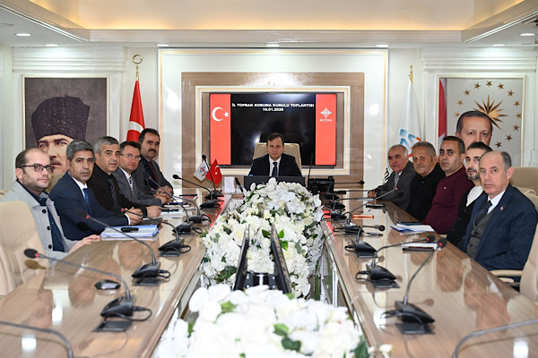 Batman’da İl Toprak Koruma Kurulu Toplantısı gerçekleştirildi