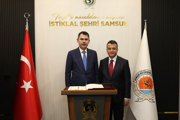 Başkan Doğan, Bakan Kurum’u makamında ağırladı