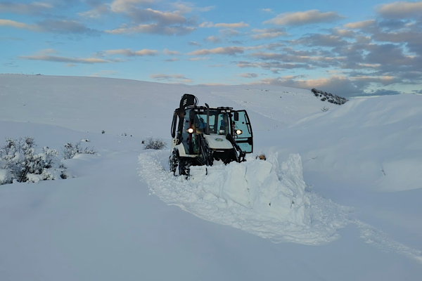 Malatya’da karla mücadele sürdürülüyor