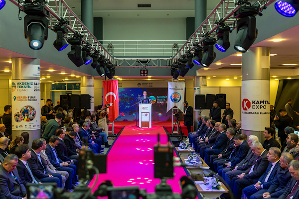 Mersin’de Akdeniz Uluslararası Tekstil Fuarı açıldı