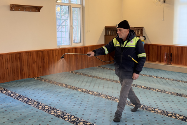 Gemlik’te camiler ramazan ayına hazır