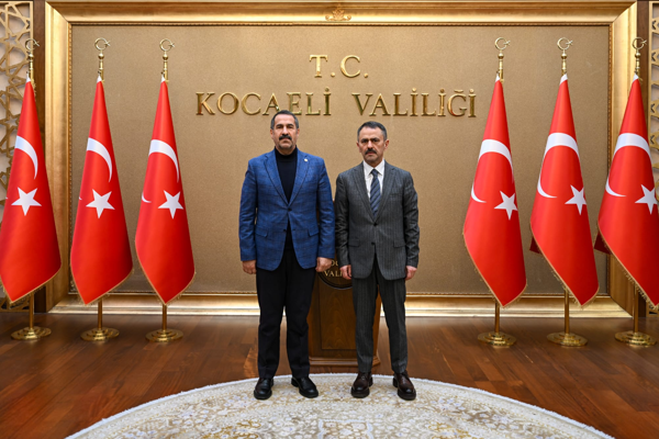AK Parti Kocaeli Milletvekili Yaman’dan Vali Aktaş’a ziyaret